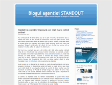 Tablet Screenshot of blog.standout.ro