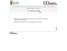 Tablet Screenshot of eksjo.uc.standout.se